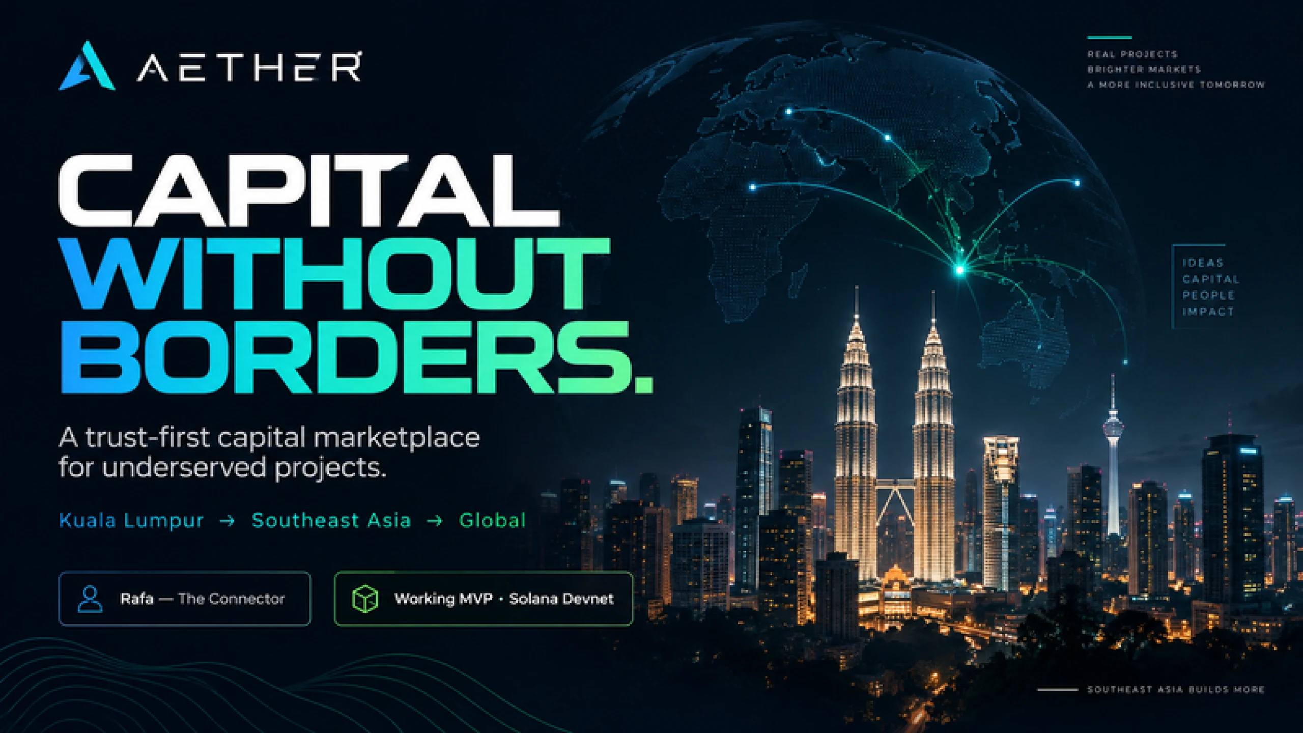 SEA Digital Markets pitch deck slide 1 of 10