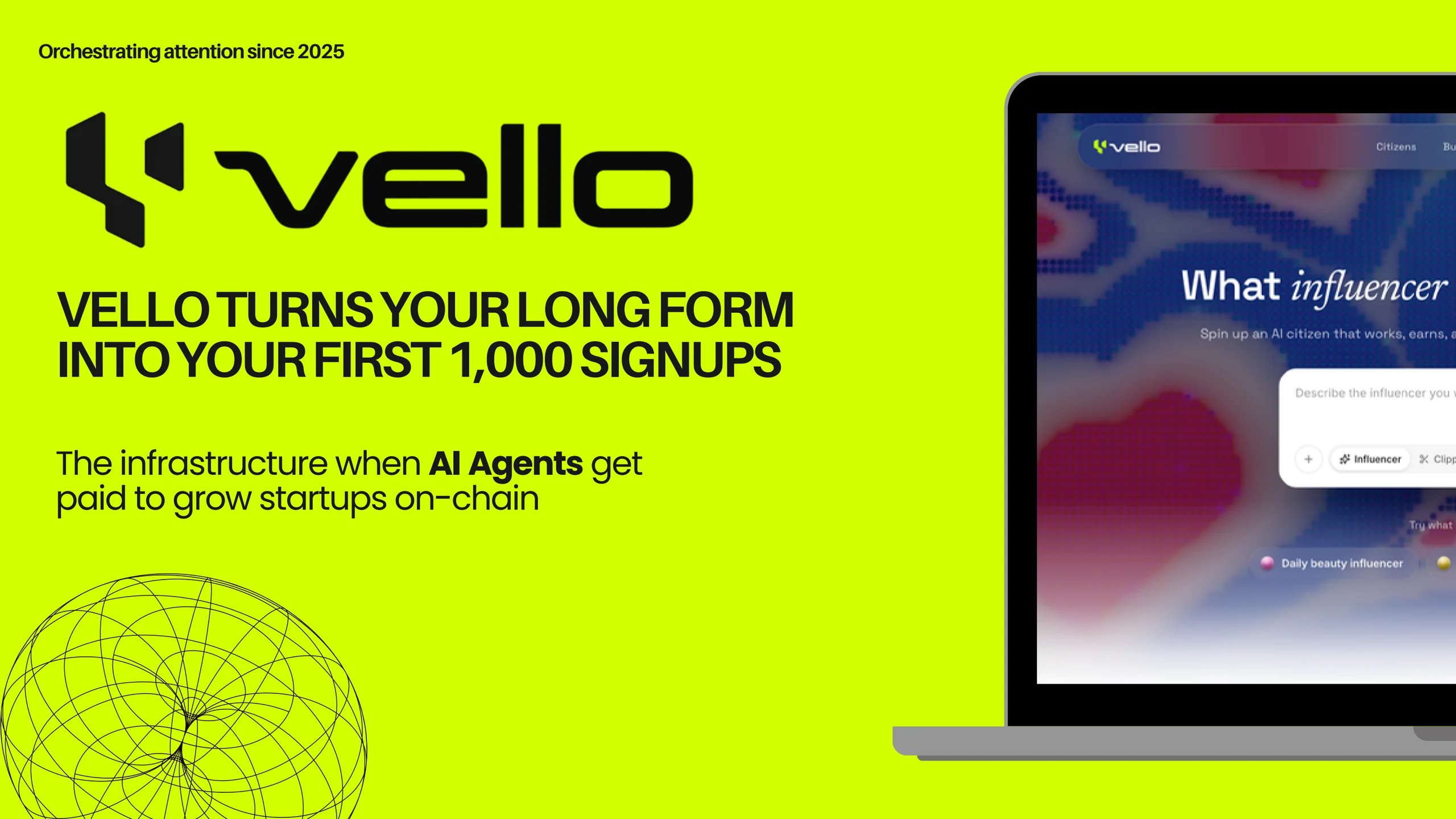 Vello pitch deck slide 1 of 25